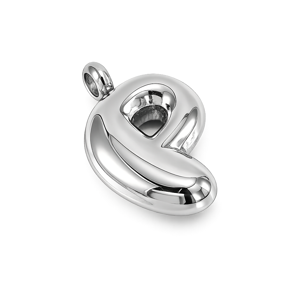 P - Silver Large