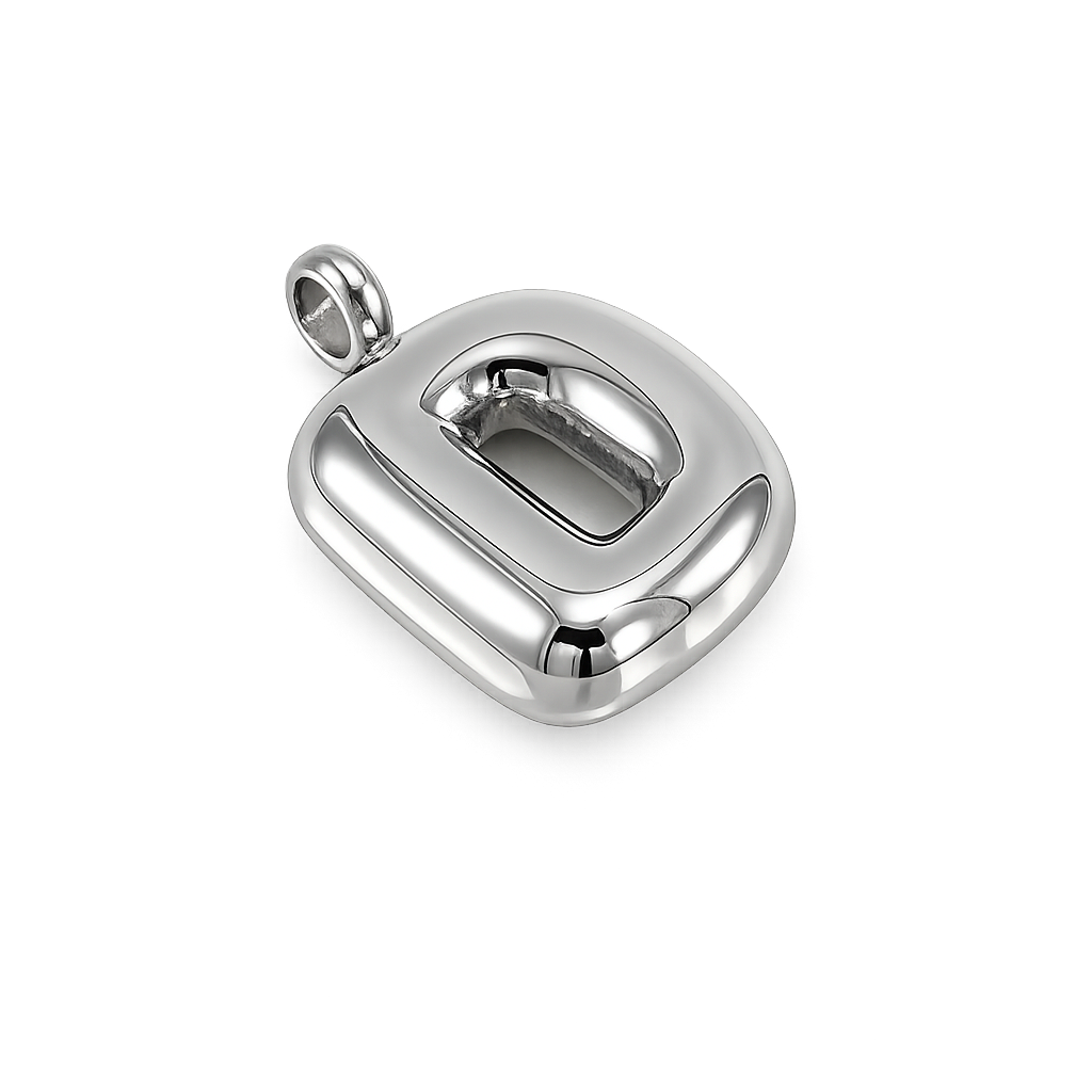 D - Silver Large