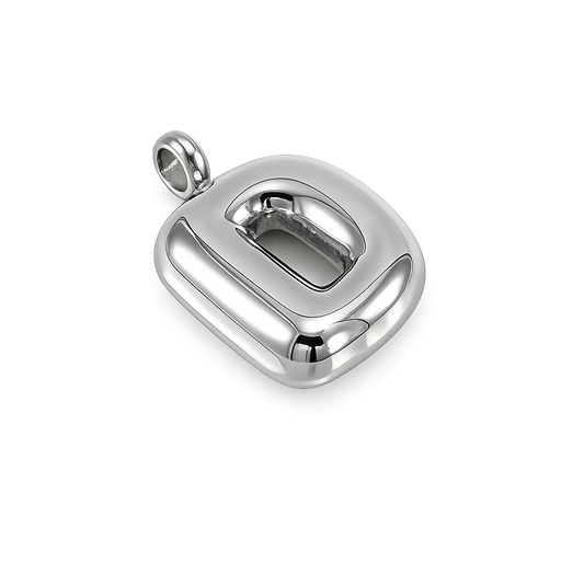 D - Silver Large