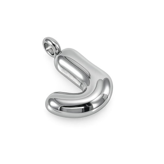 J - Silver Large