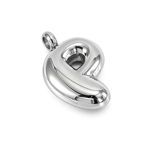 P - Silver Large