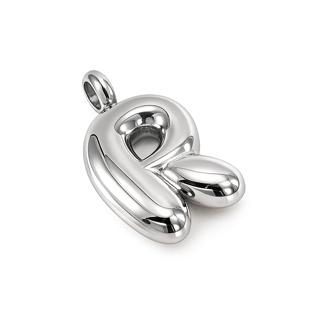R - Silver Large