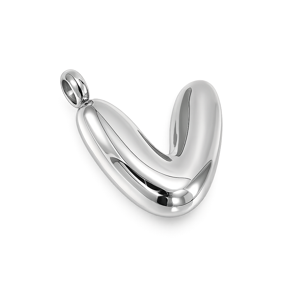 V - Silver Large