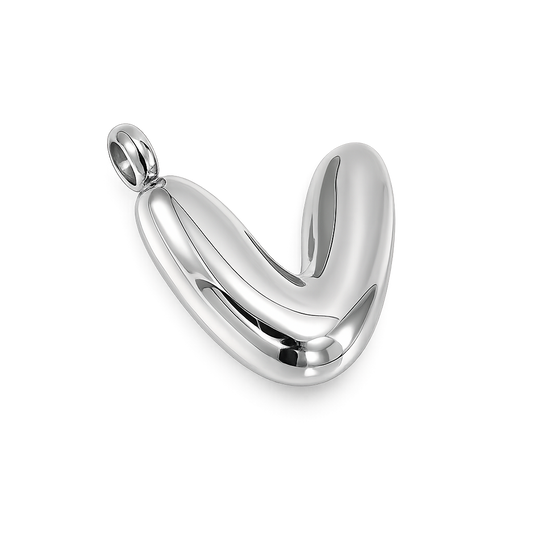 V - Silver Large