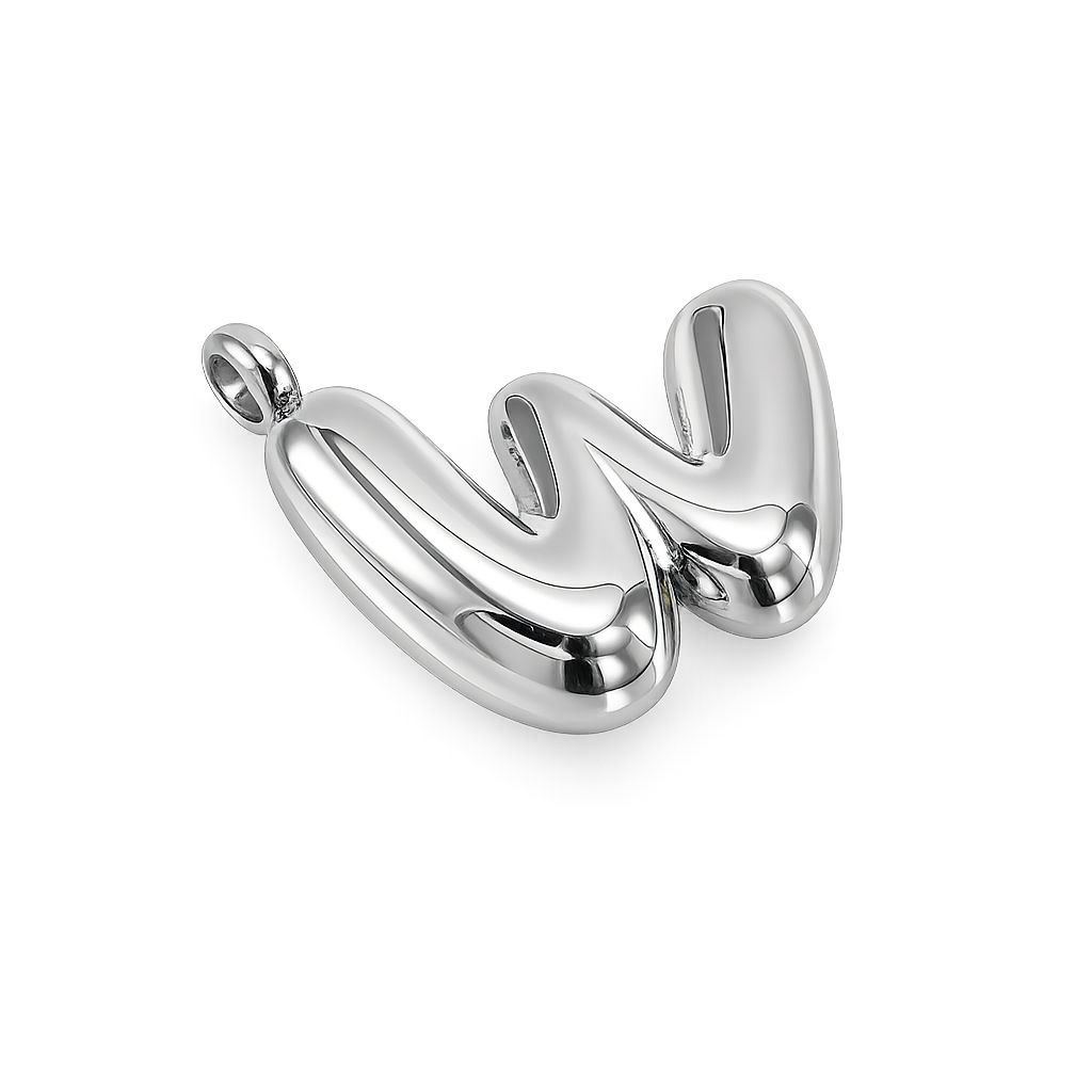 W - Silver Large